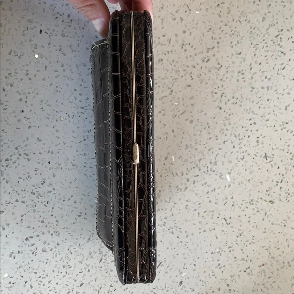 NWOT Black and silver clutch wallet - Picture 3 of 6